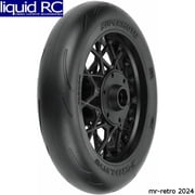 Pro-Line Racing 1/4 Supermoto Tire Front MTD Black Wheel PM-MX/SM PRO1022210 RC Tire