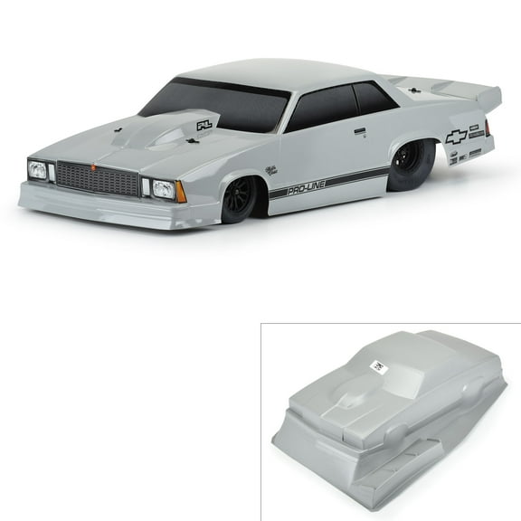 Pro-Line Racing 1978 Chevy Malibu Tough-Color Stone Gray Body PRO354914 Car/Truck  Bodies wings & Decals