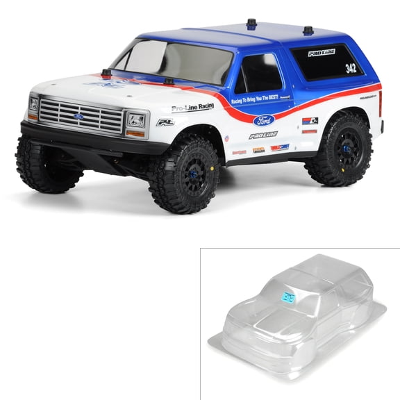 Pro-Line Racing 1981 Ford Bronco Clear Body  PRO-2 SC SLH PRO342300 Car/Truck  Bodies wings & Decals