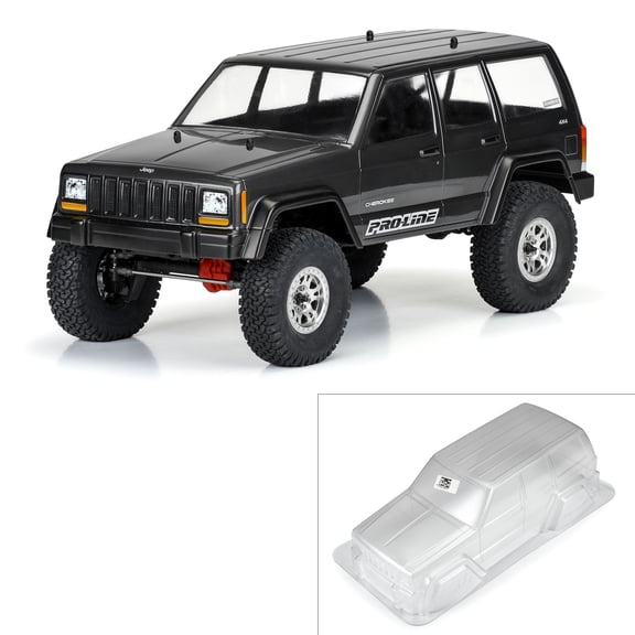 Pro-Line Racing 2001 Jeep Cherokee Clear Body for 12.3 inches 313mm Wheelbase Scale Crawlers PRO363500