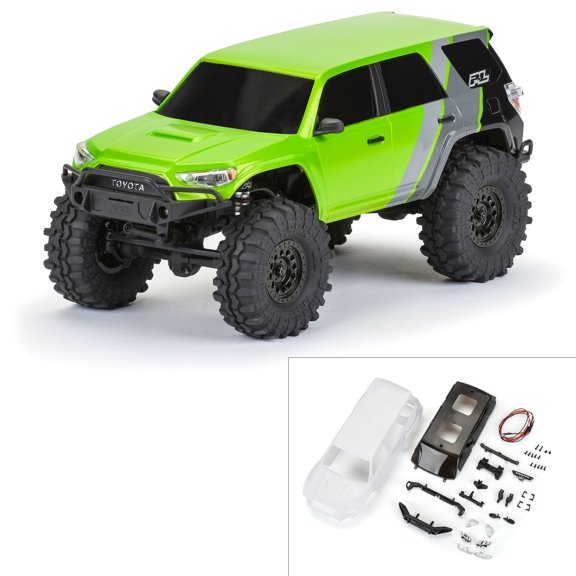Pro-Line Racing 2024 Toyota 4Runner Hard Body White Unassembled Set for Axial SCX24 132mm Wheelbase PRO362100