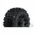 thumbnail image 1 of Proline Racing PRO117310 2.8 in. Badlands All Terrain Tires Mounted on Raid, Black, 1 of 2