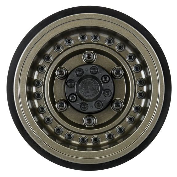 Pro-Line Racing Black Rhino Armory Gunmetal 2.9" Aluminum Dual Offset +5/+10 Wheels for Axial SCX6 PRO282600