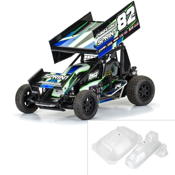 Pro-Line Racing Lightweight Sprint Car Body Panel Kit for Losi 22S Sprint Car PRO367400