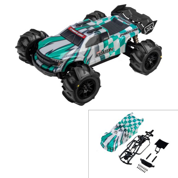 Pro-Line Racing Limited Edition Pre-Cut/Pre-Painted Brute Body Checkmate w/ Clipless System for ARRMA MINI KRATON PRO369322