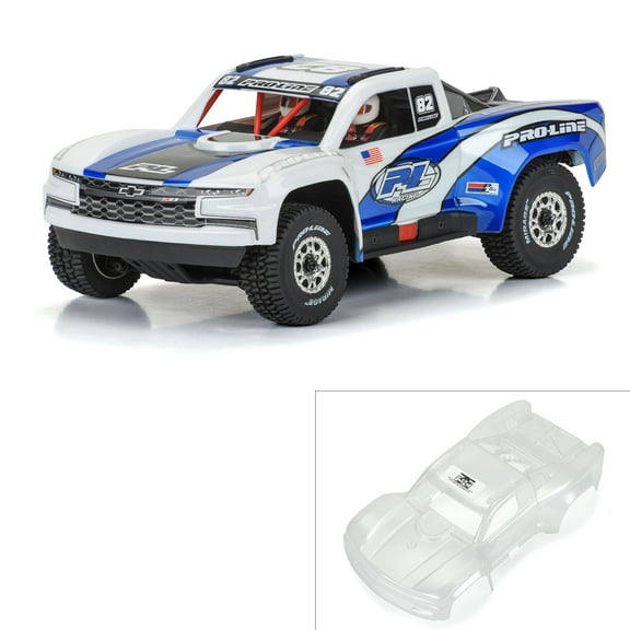 Pro-Line Racing Pre-Cut 2019 Chevy Silverado Trophy Truck Clear Body for Arrma Mojave Grom PRO367517