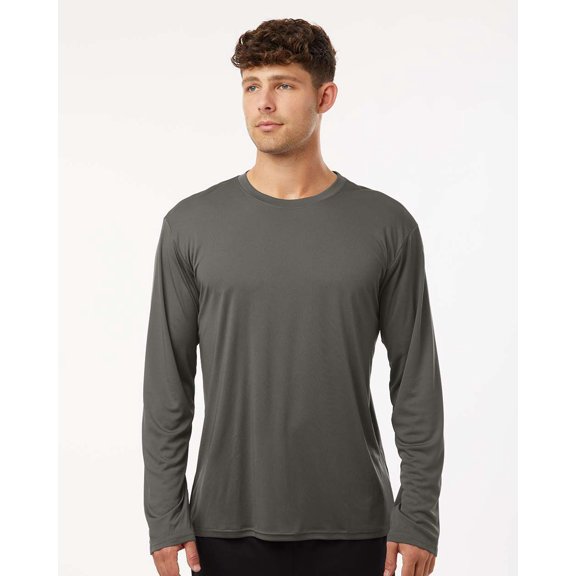 AllPro 48400 Pro-Lock Performance Long Sleeve T-Shirt-Charcoal-3XL
