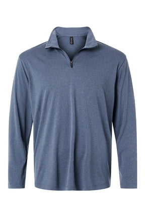 41870 Pro-Lock Performance Quarter-Zip Pullover-Heather Navy-3XL