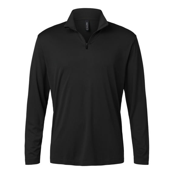 AllPro 41870 Pro-Lock Performance Quarter-Zip Pullover-Black-L