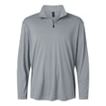 thumbnail image 1 of AllPro 41870 Pro-Lock Performance Quarter-Zip Pullover-Heather Steel-4XL, 1 of 6