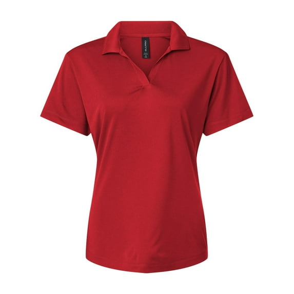 AllPro 41800L Pro-Lock Women's Performance Polo-Red-2XL