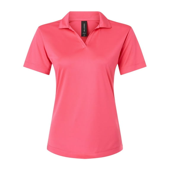 AllPro 41800L Pro-Lock Women's Performance Polo-Bright Pink-S