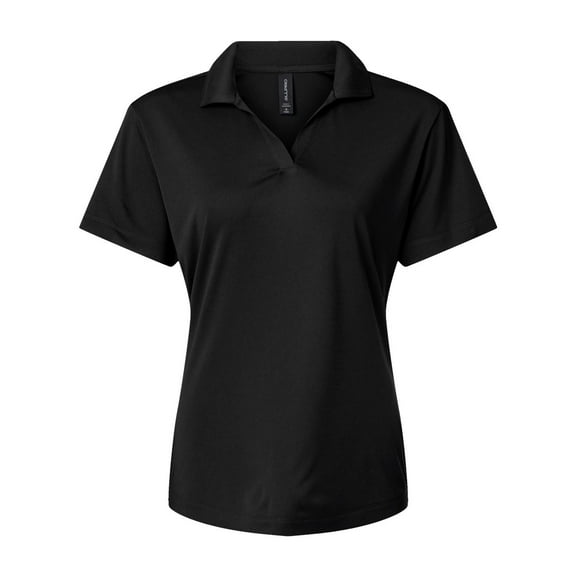 AllPro 41800L Pro-Lock Women's Performance Polo-Black-S