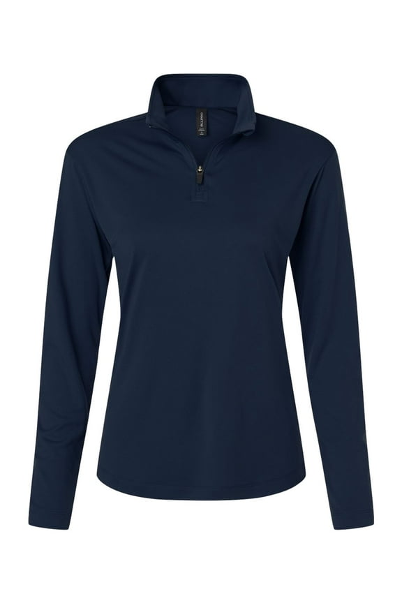 41870L Pro-Lock Women's Performance Quarter-Zip Pullover-Navy-2XL