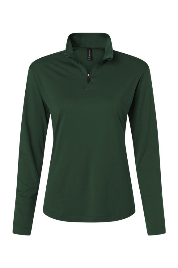 41870L Pro-Lock Women's Performance Quarter-Zip Pullover-Forest Green-L