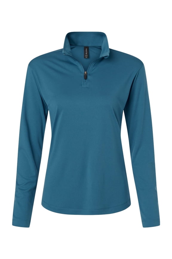 41870L Pro-Lock Women's Performance Quarter-Zip Pullover-Pacific Blue-S