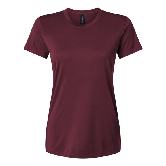 AllPro 48000L Pro-Lock Women's Performance T-Shirt-Maroon-L