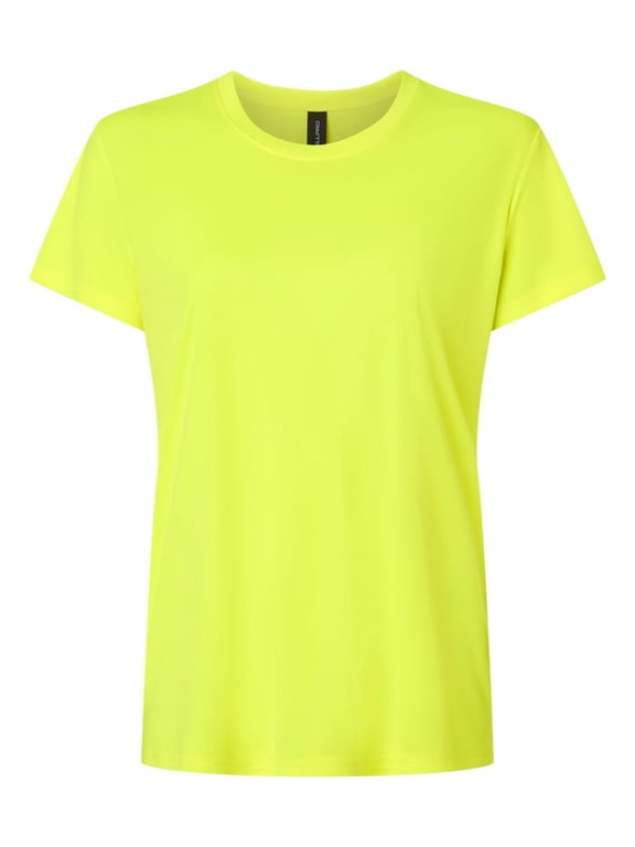 48000L Pro-Lock Women's Performance T-Shirt-Neon Yellow-L