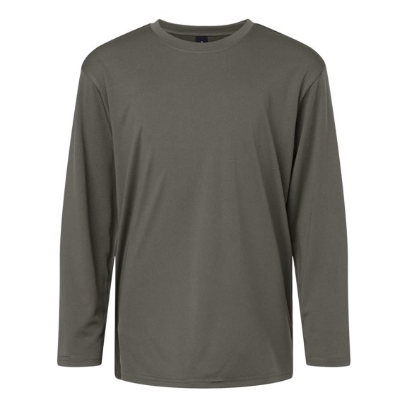 AllPro 48400Y Pro-Lock Youth Performance Long Sleeve T-Shirt-Charcoal-S