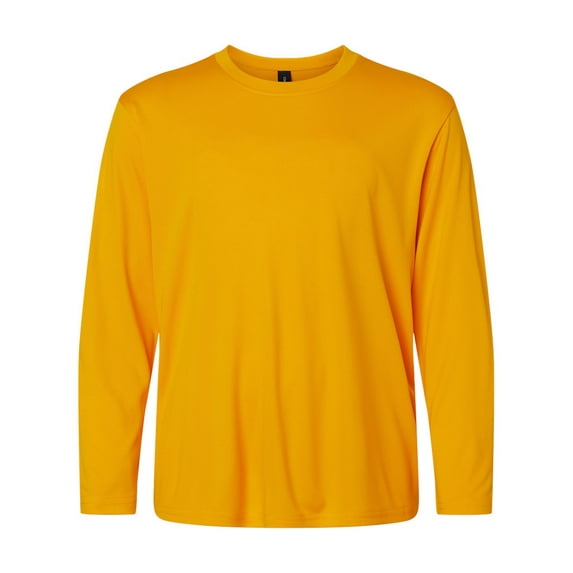 AllPro 48400Y Pro-Lock Youth Performance Long Sleeve T-Shirt-Gold-XS
