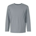thumbnail image 1 of AllPro 48400Y Pro-Lock Youth Performance Long Sleeve T-Shirt-Heather Steel-XL, 1 of 6