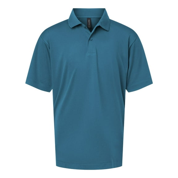 AllPro 41800Y Pro-Lock Youth Performance Polo-Pacific Blue-L