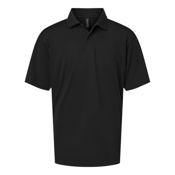 AllPro 41800Y Pro-Lock Youth Performance Polo-Black-XS