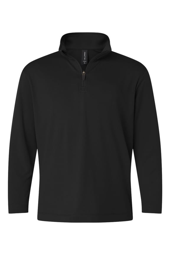 41870Y Pro-Lock Youth Performance Quarter-Zip Pullover-Black-XS