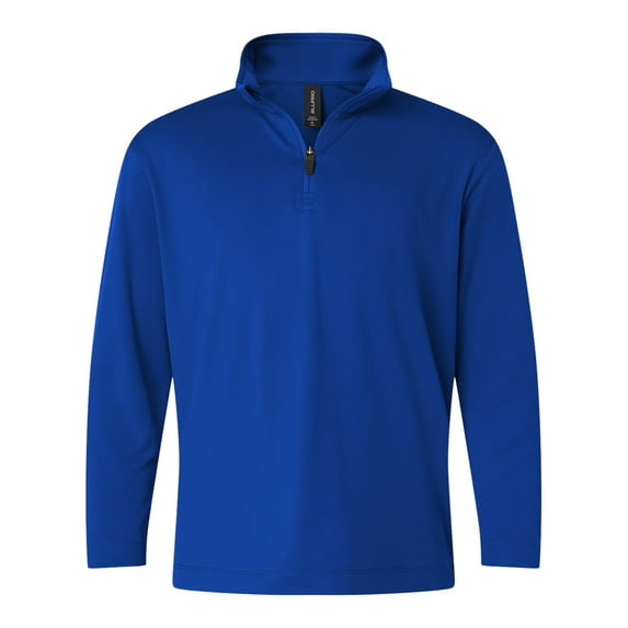 AllPro 41870Y Pro-Lock Youth Performance Quarter-Zip Pullover-Royal-XL