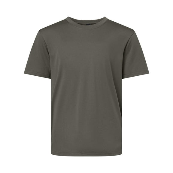 AllPro 48000Y Pro-Lock Youth Performance T-Shirt-Charcoal-XS