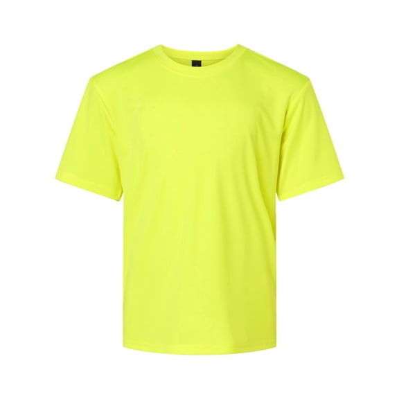 AllPro 48000Y Pro-Lock Youth Performance T-Shirt-Neon Yellow-L