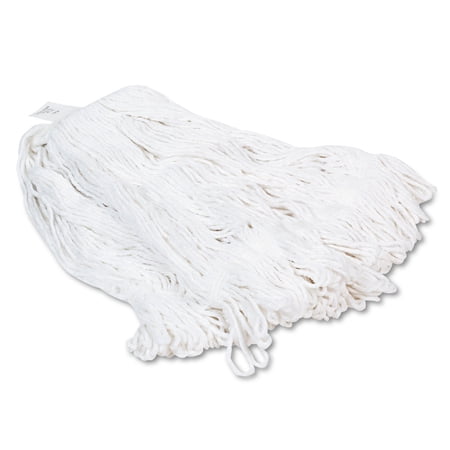 Pro Loop Web/tailband Wet Mop Head, Rayon, 24oz, White | Bundle of 5 Each