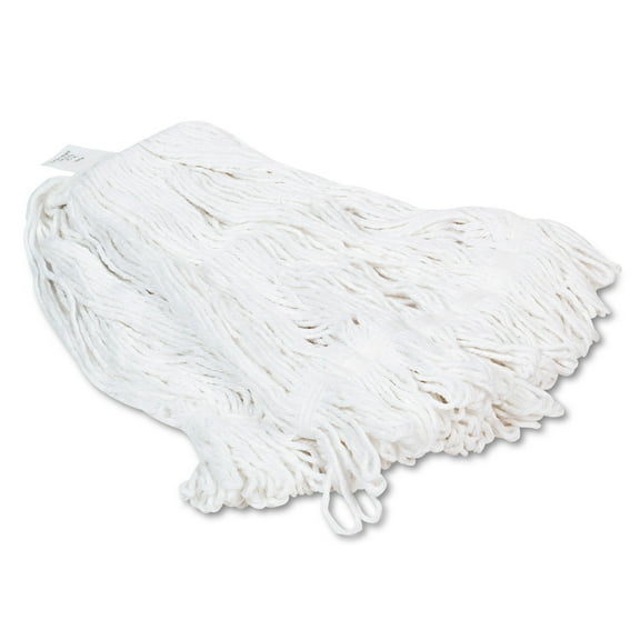 Pro Loop Web/tailband Wet Mop Head, Rayon, 24oz, White | Bundle of 5 Each