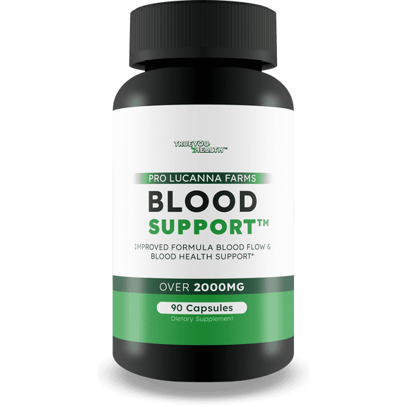 Pro Lucanna Farms Blood Support - Improved Formula Blood Flow Supplement & Sugar Health Blood Health Support - Blood Flow Pills - Blood Circulation Supplement - Glucose Support Supplement Blood Pills