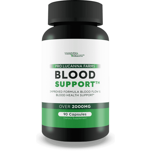 Pro Lucanna Farms Blood Support - Improved Formula Blood Flow Supplement & Sugar Health Blood Health Support - Blood Flow Pills - Blood Circulation Supplement - Glucose Support Supplement Blood Pills