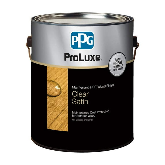 Pro Luxe Cetol Maintenance RE Translucent Satin Wood Finish Coat Protection, 1 gal