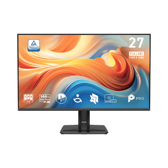 MSI Pro MP271 E14A 27" Class Full HD LCD Monitor - 16:9 - 27" Viewable - In-plane Switching (IPS) Technology - 1920 x 1080 - 16.7 Million Colors - FreeSync - 300 Nit - 1 ms - 144 Hz Refresh Rate - ...