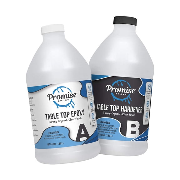 Promise Epoxy Table Top Epoxy Resin Kit 1 Gallon for Bar Top & Coatings