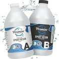 thumbnail image 1 of Promise Epoxy Epoxy Resin Kit 1 Gal-Crystal Clear, UV Resistant, Self Leveling, Food Safe for Table Top, Arts & Crafts, Wood Casting, Jewelry Making, Use with Mica Powder, Silicone Molds, Alcohol Ink, 1 of 7