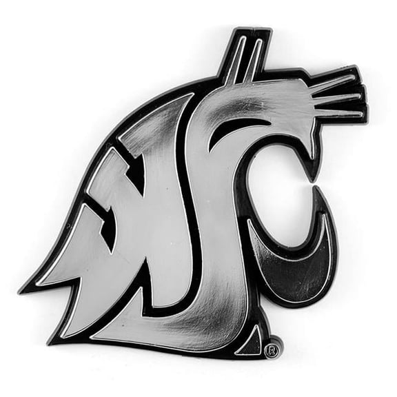 Pro Mark  3.5 x 3.5 in. Washington State Chrome Emblem