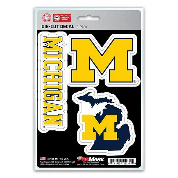 Pro Mark  Michigan Decal - Pack of 3