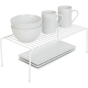 Pro-Mart Industries, Inc Smart Design 3-Tier Large Kitchen Corner Shelf Rack - White