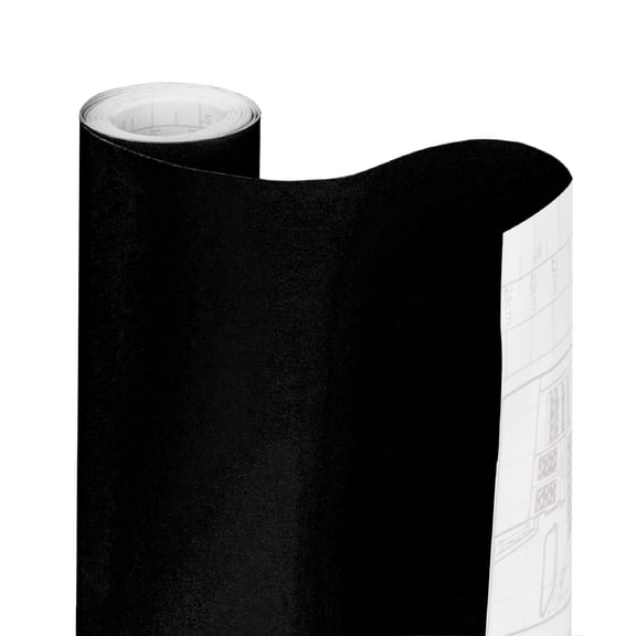 Pro-Mart Industries Smart Design Black Adhesive Shelf Liner - 18 Inch x 20 Foot
