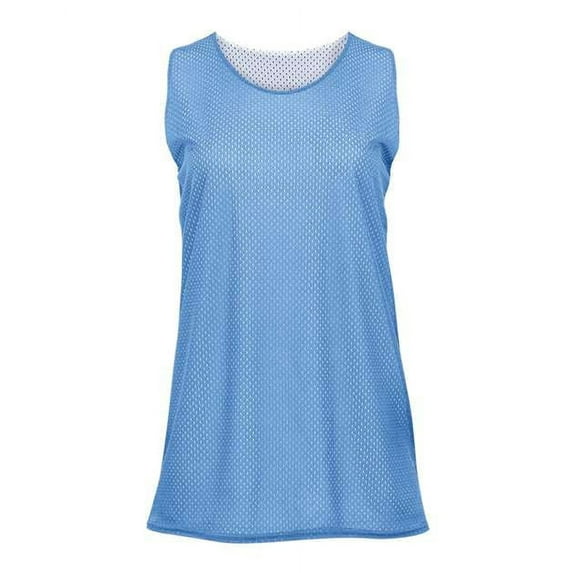 Pro Mesh Women's Reversible Tank - Columbia Blue/ White - M
