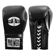 Pro Mex Professional Lace Sparring Boxing Gloves V3.0, 14 oz, Black/White