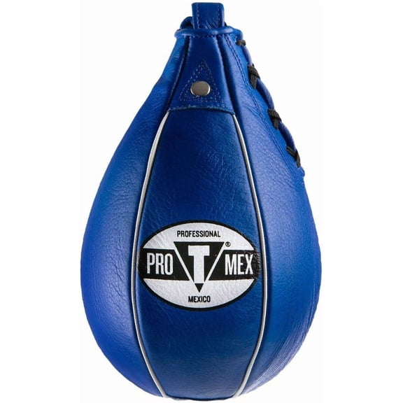 Pro-Mex Professional Speed Bag V2.0 - Speed Bag for Boxing, MMA, Adults, Red, 4x7, 5x8, 6x9, 7x10