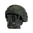 thumbnail image 1 of Pro Mich Helmet Adjustable Strap Sports Outdoor Paintball Head Protective Coverage Adult Men- Green, 1 of 5