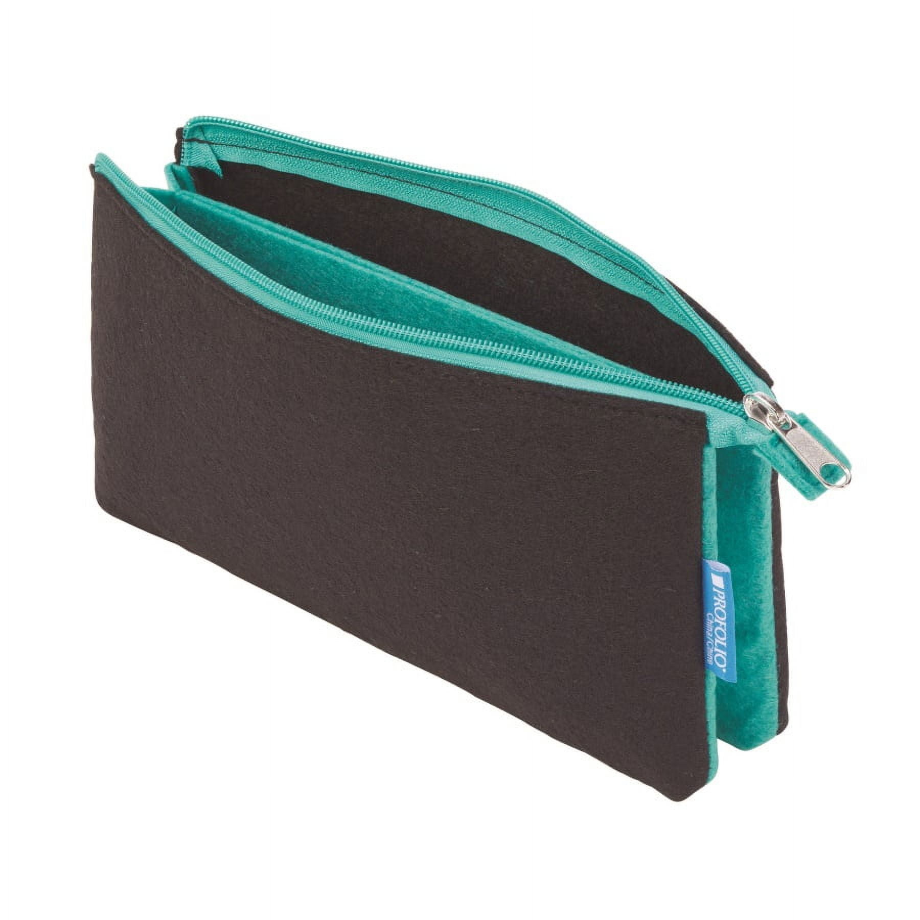 Recycled Canvas Zipper Pouch, 8-Inch