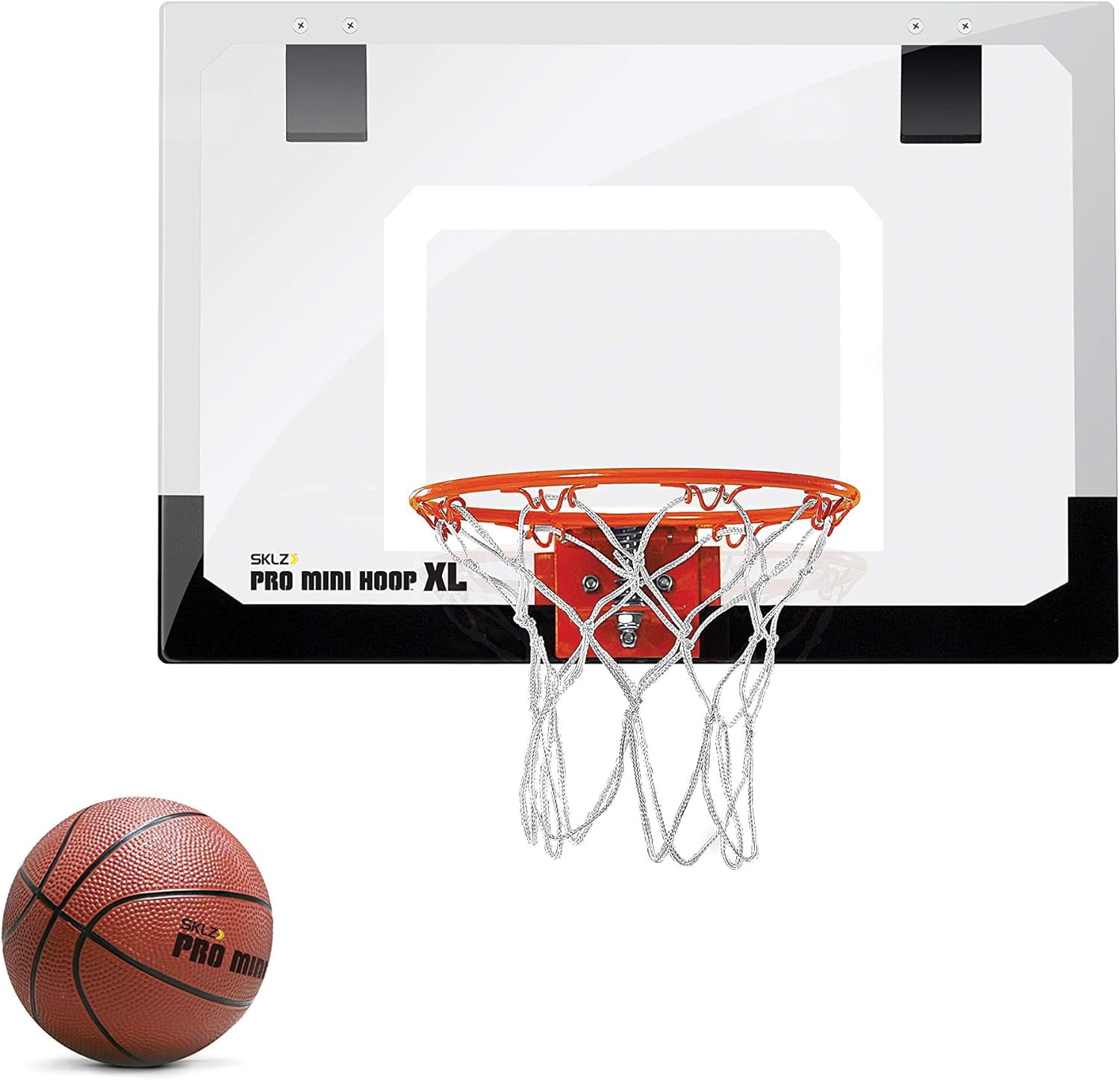 Pro Mini Indoor Basketball Hoop - Over The Door – Portable - Great For Home, Dorms, Offices, and Gifts