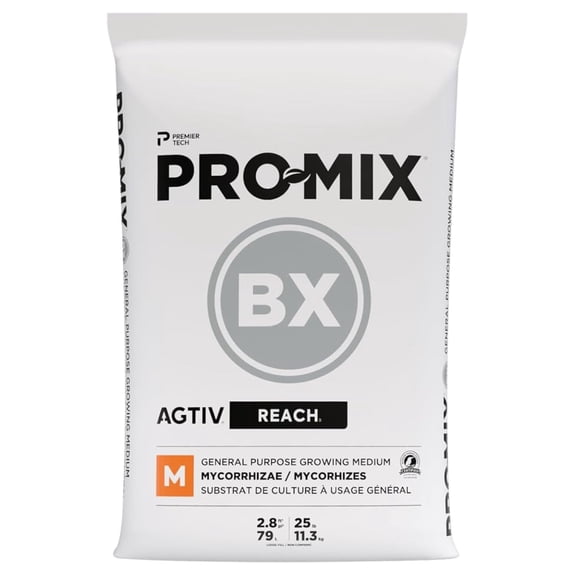 Pro Mix BX Mycorrhizae - 2.8 Cubic Feet - Professional Growing Media for Greenhouse & Transplanting; Peat Based Mix with Glomus Intraradices Fungi